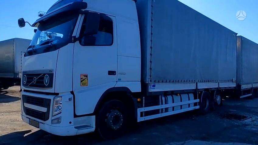 Volvo FH 460, dropside with curtains