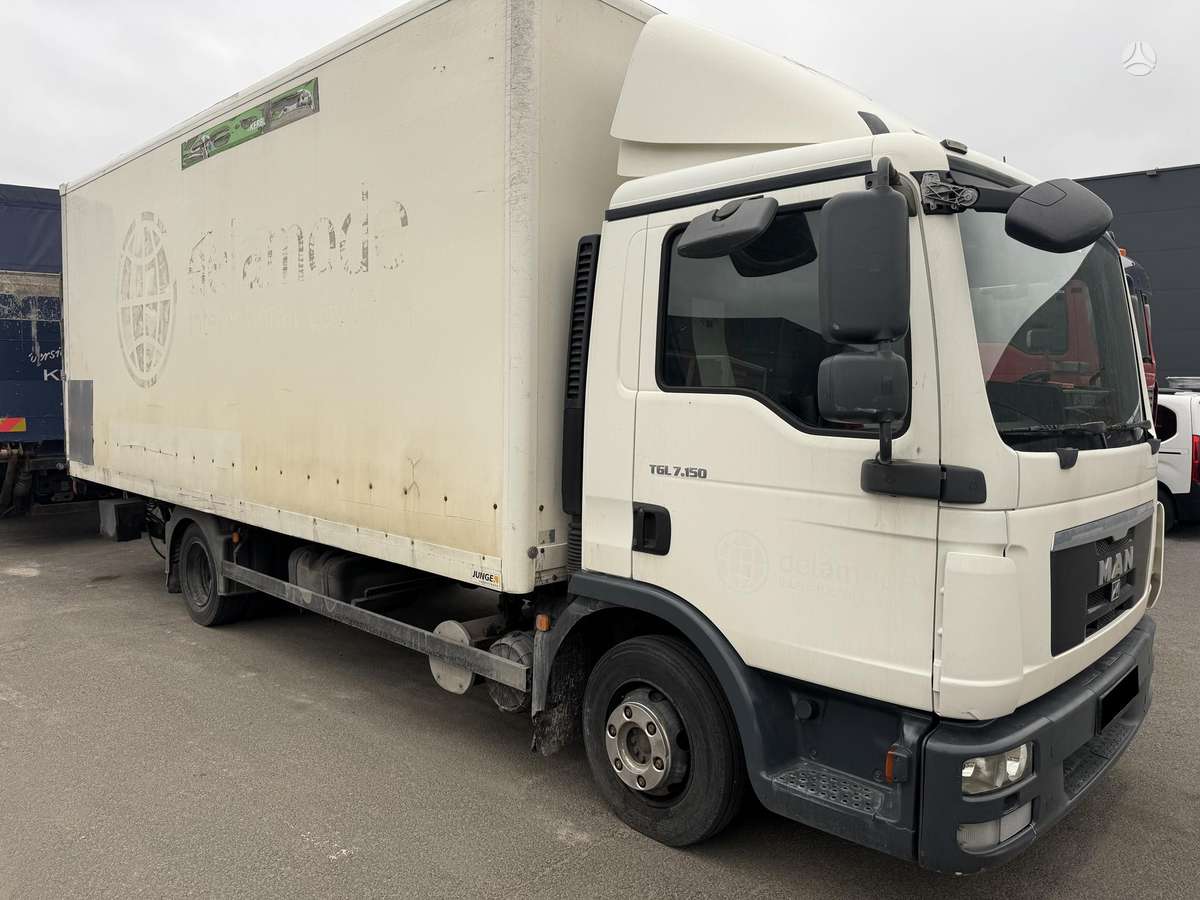 MAN TGL 7.150, box trucks / box vans