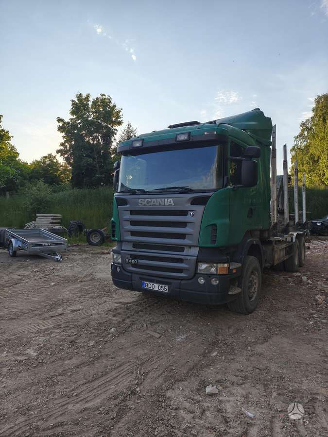 Scania R420, timber trucks