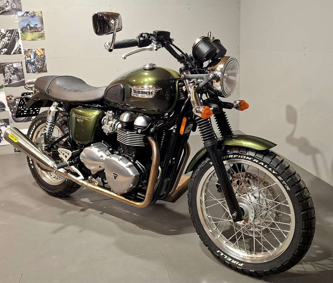 Triumph Thruxton 900cc, street / classic