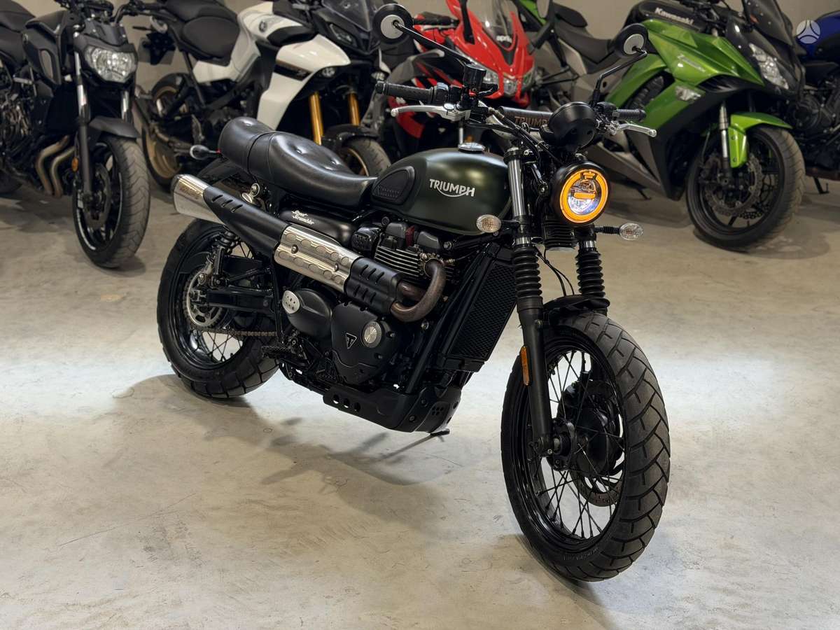 Triumph Scrambler 900cc, street / classic