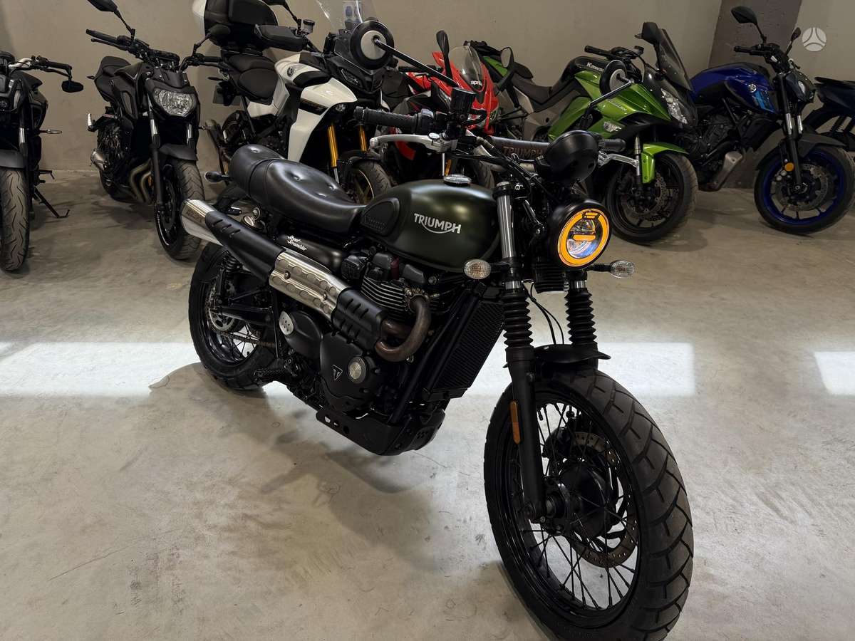 Triumph Scrambler 900cc, street / classic