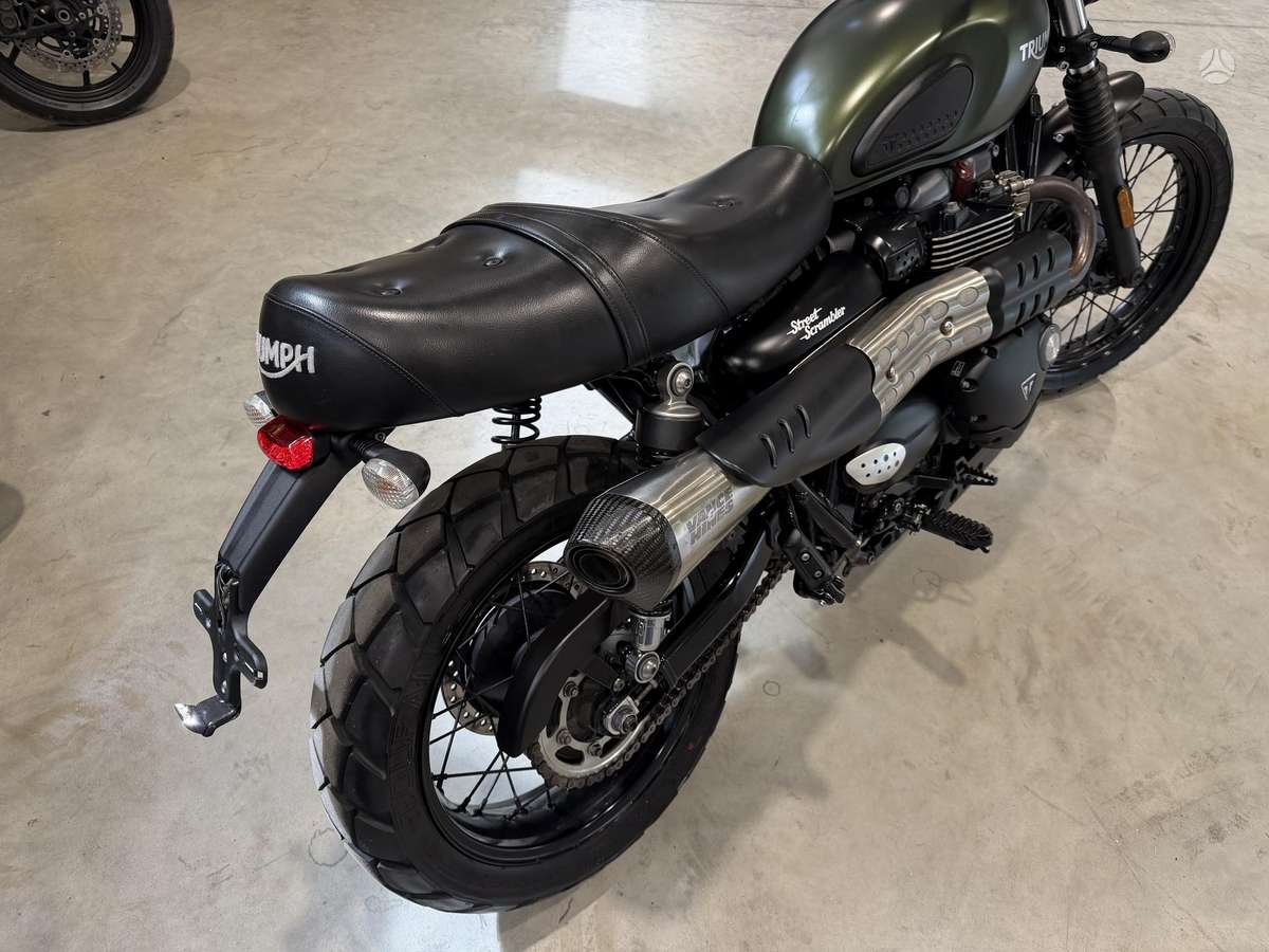 Triumph Scrambler 900cc, street / classic