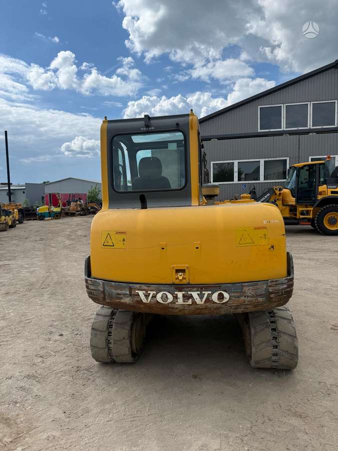 Volvo EC55, mini ekskavatoriai