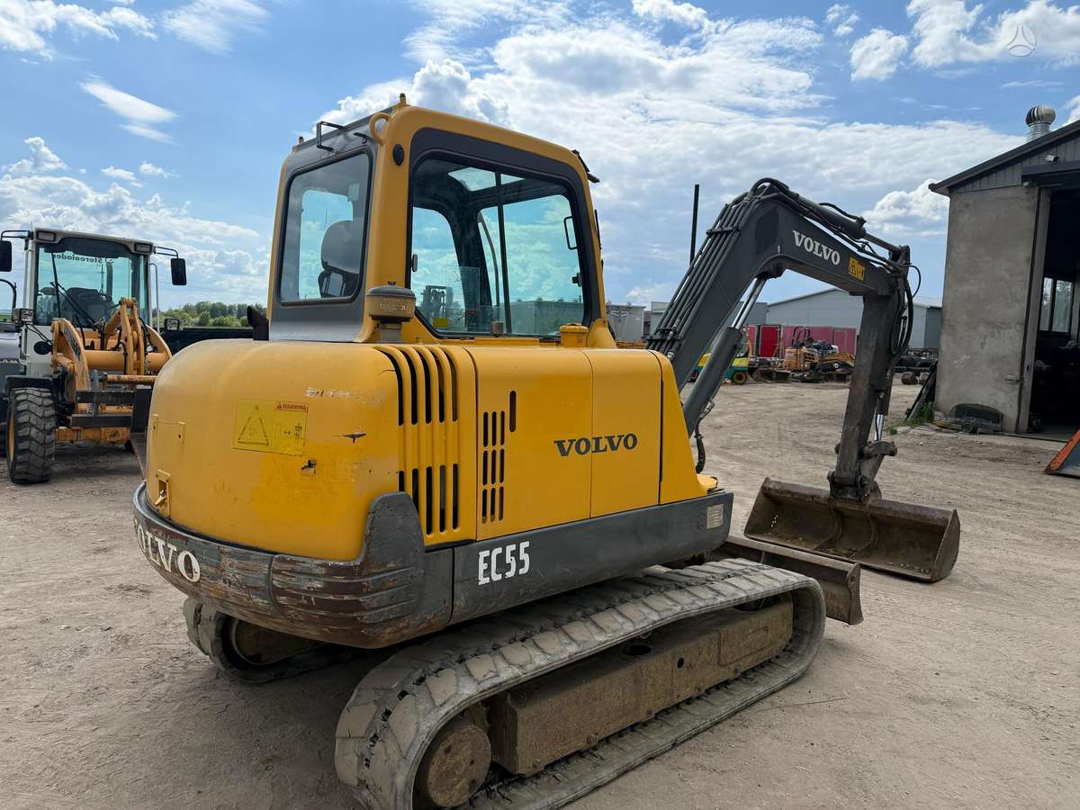 Volvo EC55, мини-экскаваторы