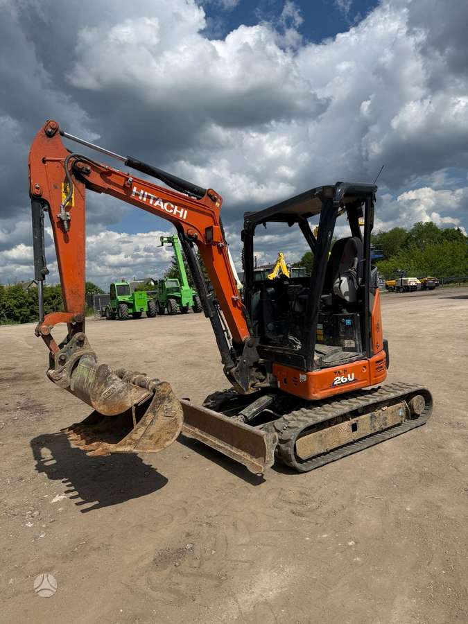 Hitachi ZX26U-6CR, mini ekskavatori