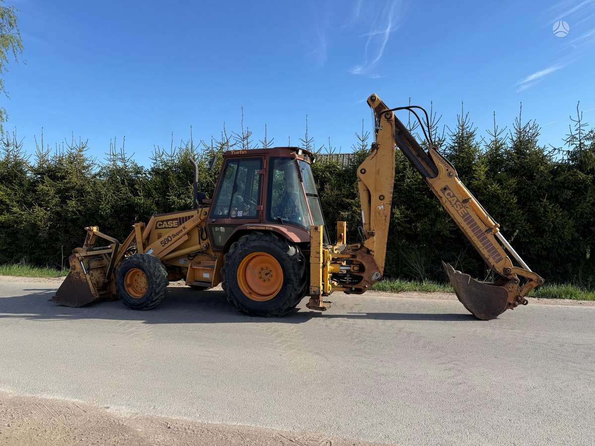 Case 580K TURBO, excavator loader