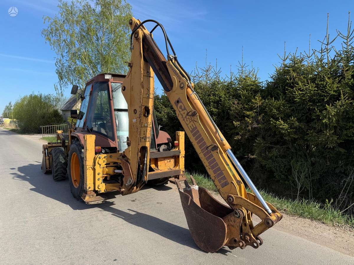 Case 580K TURBO, excavator loader