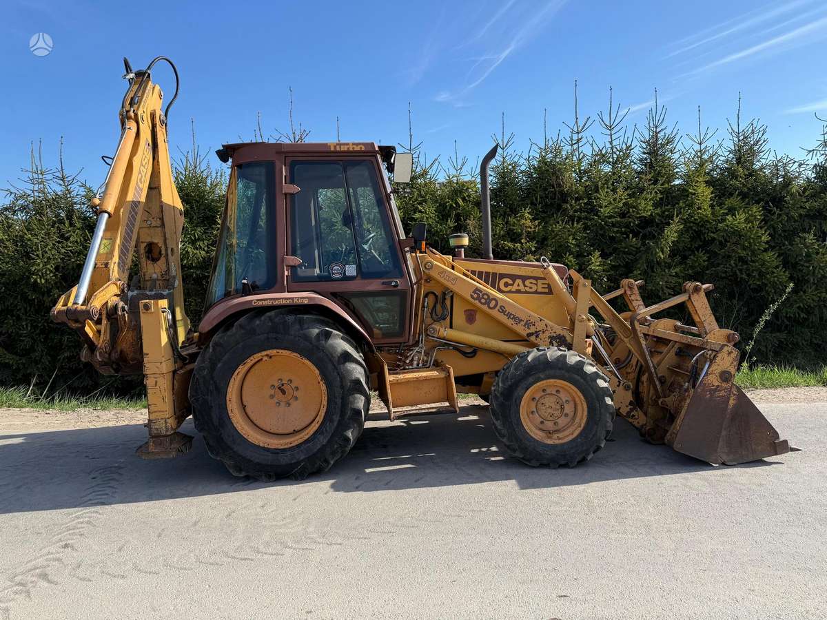 Case 580K TURBO, excavator loader