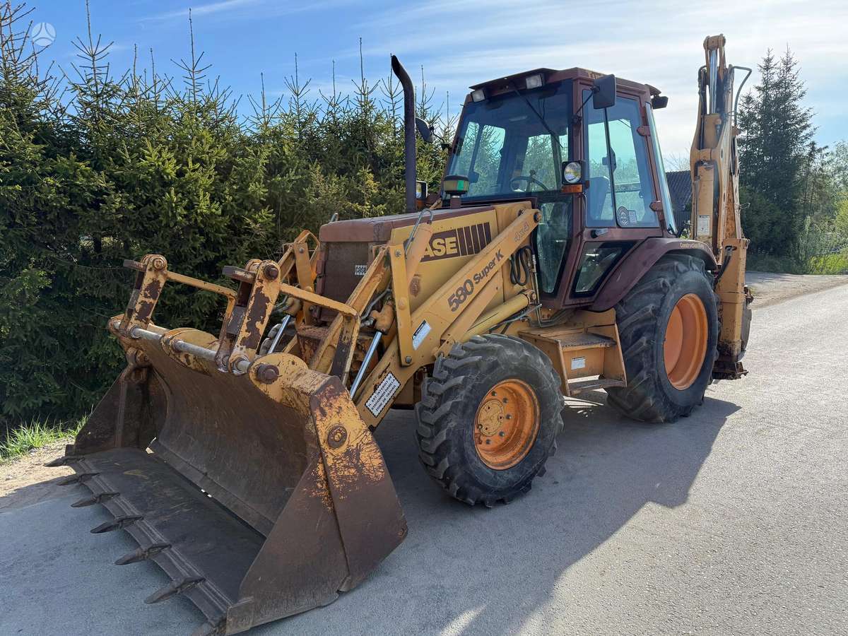 Case 580K TURBO, excavator loader