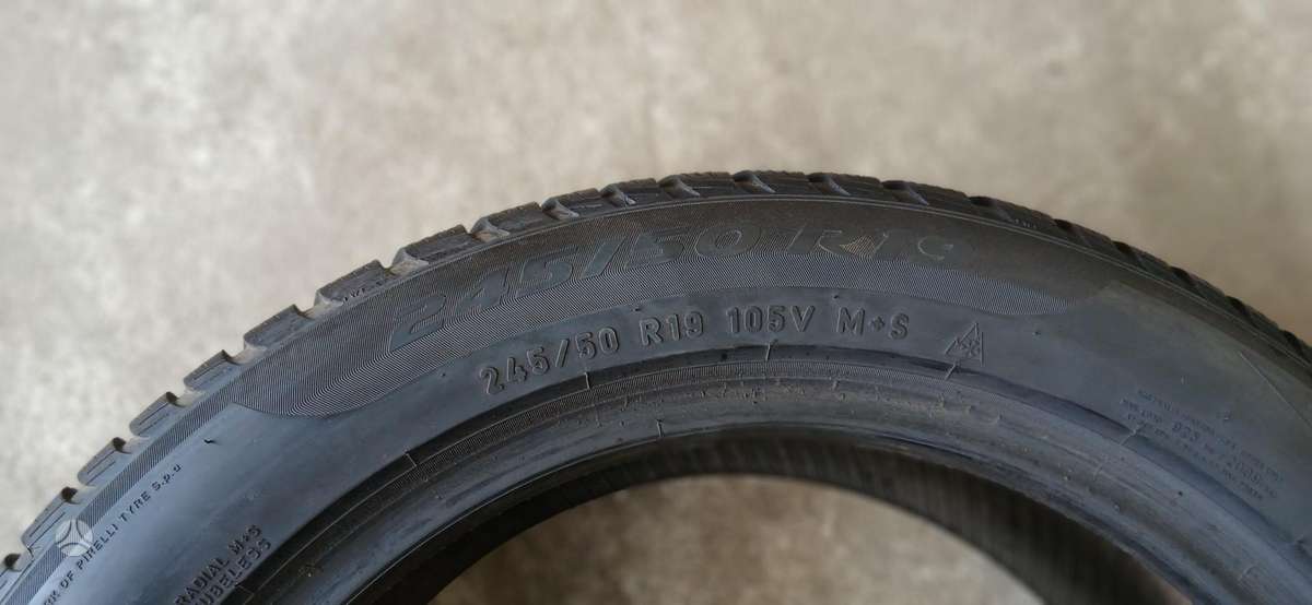 Pirelli, зимние 245/50 R19