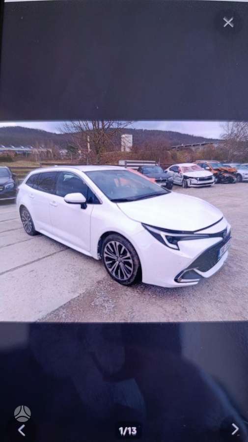 Toyota Corolla dalimis. Spalvos kodas 2pu