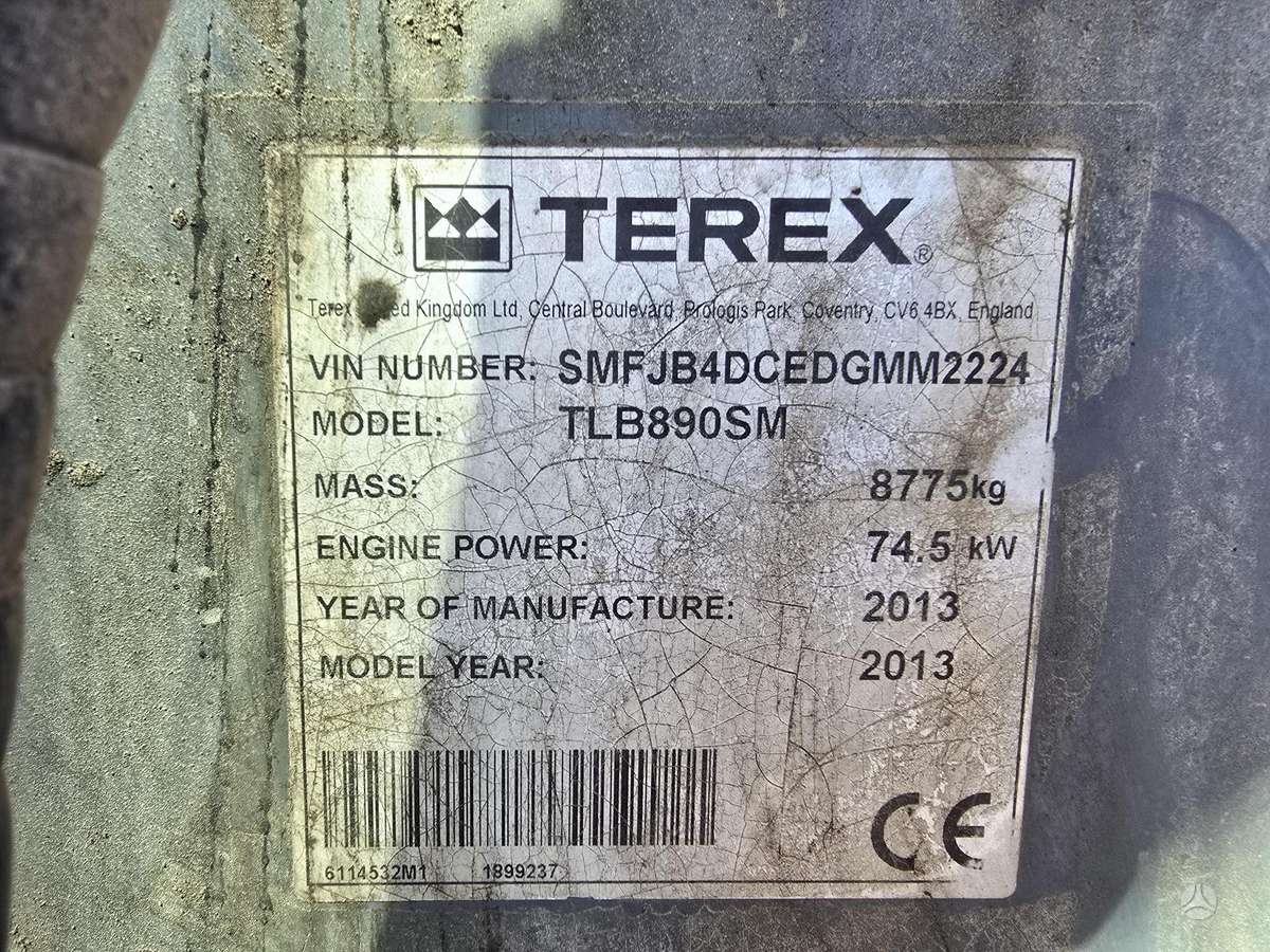 Terex TLB890SM, excavator loader