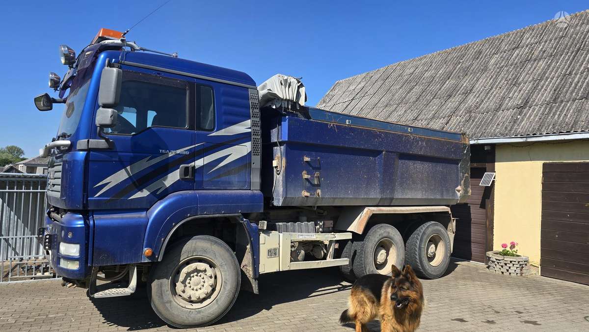 MAN TGA26.480 6x4bb, dumpers / tippers