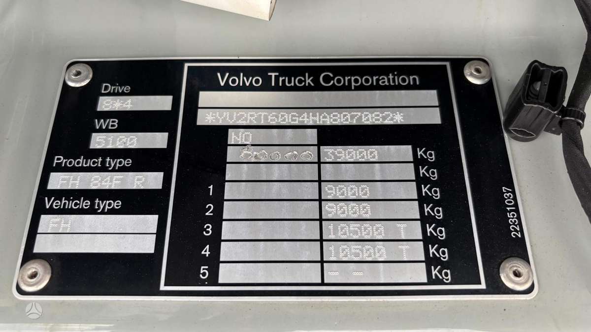 Volvo FH540, с краном