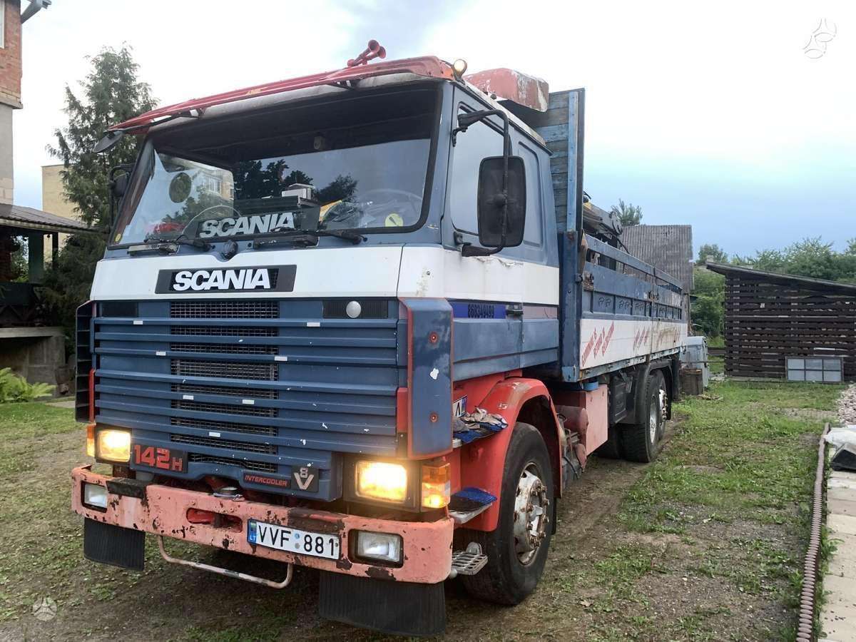 Scania V 8 142H, с краном