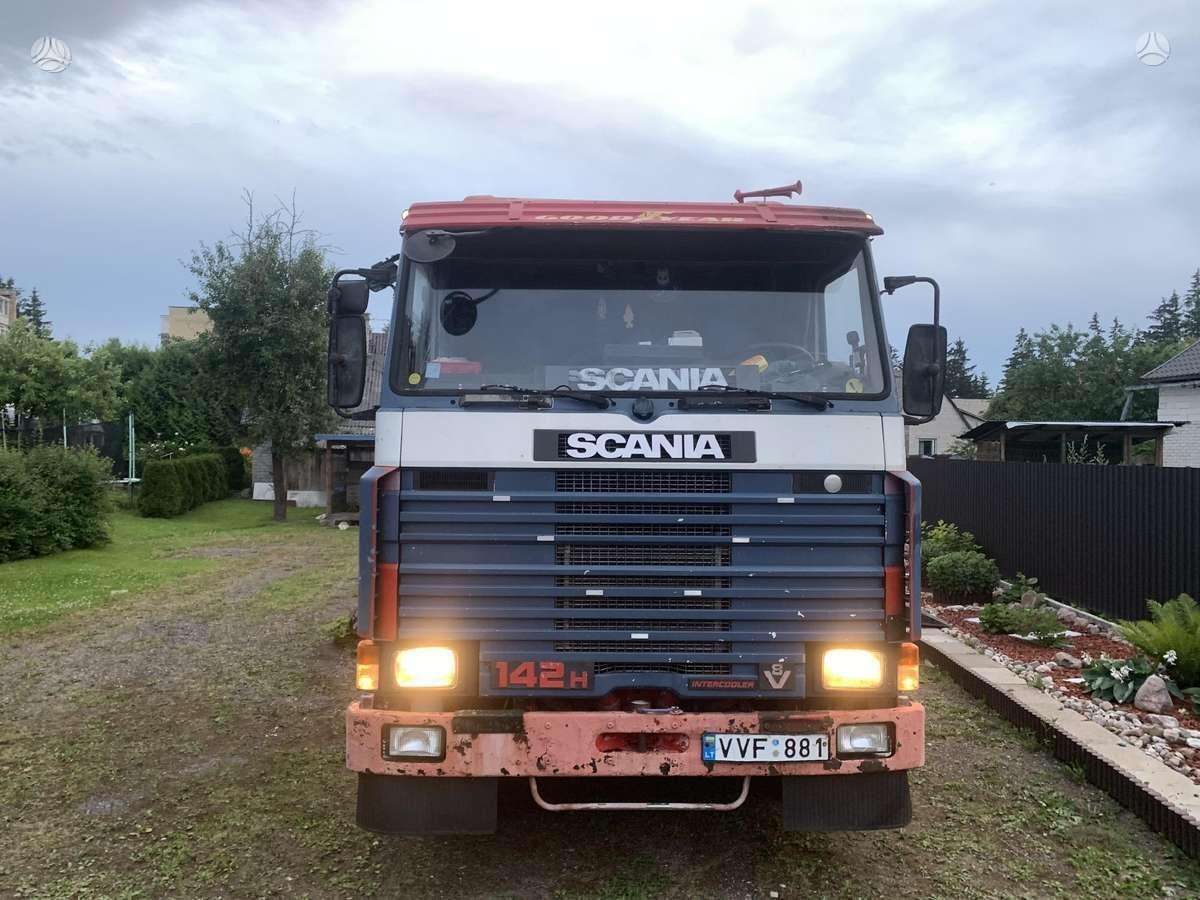 Scania V 8 142H, с краном