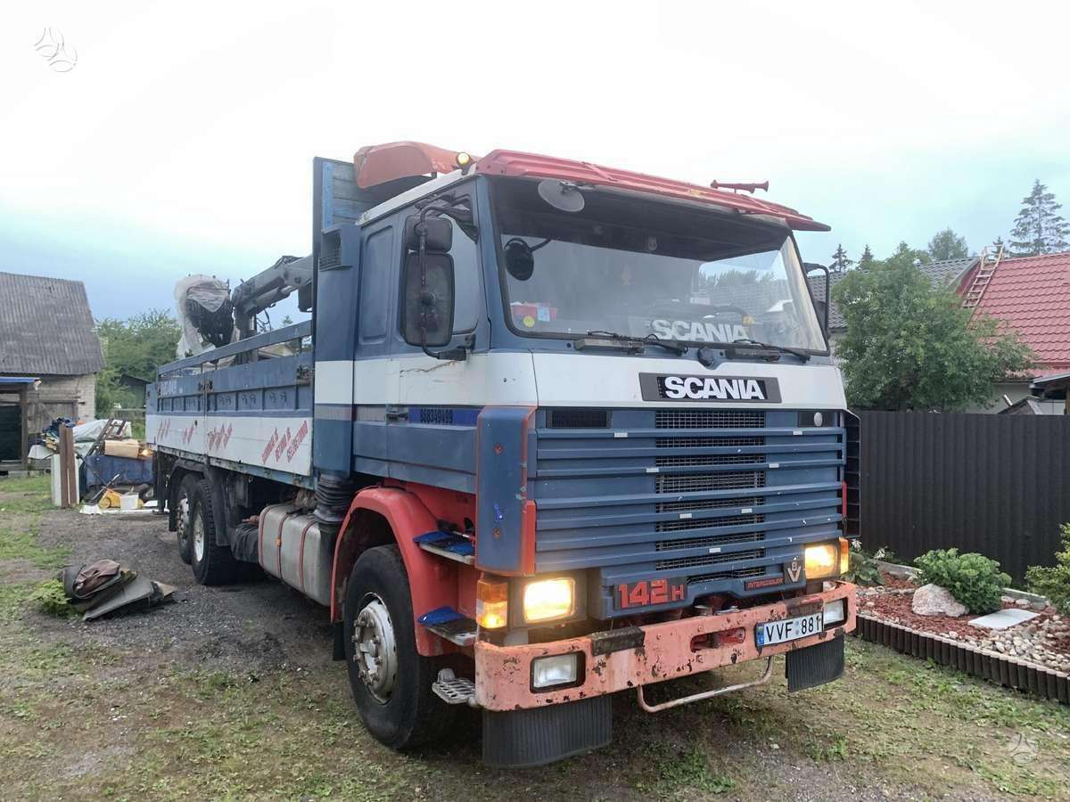 Scania V 8 142H, с краном