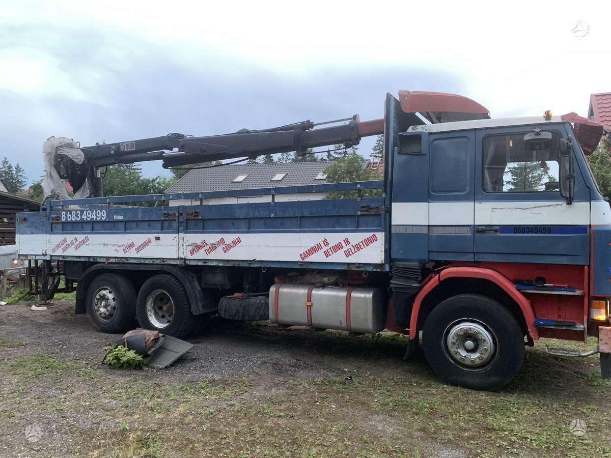 Scania V 8 142H, с краном