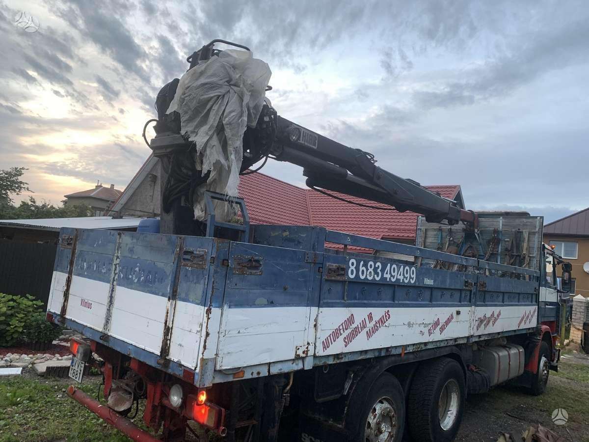 Scania V 8 142H, с краном