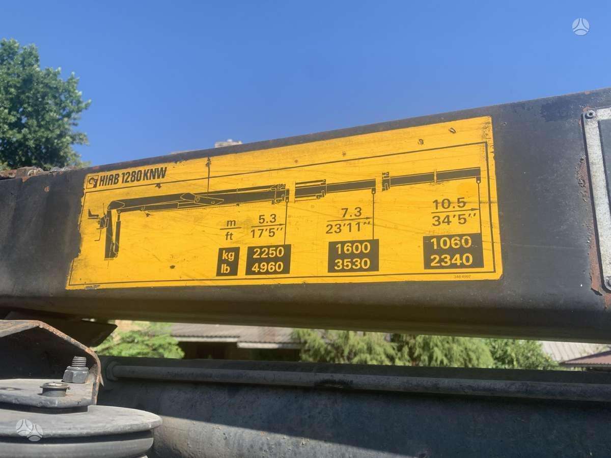 Scania V 8 142H, с краном
