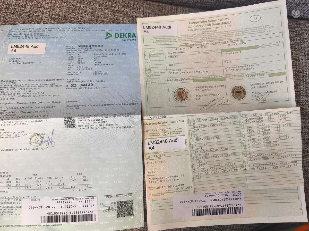 Audi A4, 2.7 l., Седан