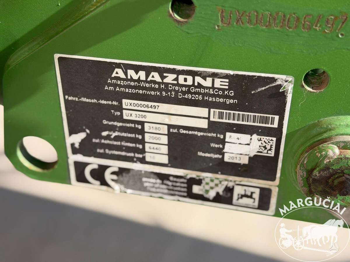 Amazone UX 3200 Special, 3200 ltr, 24, sprayers