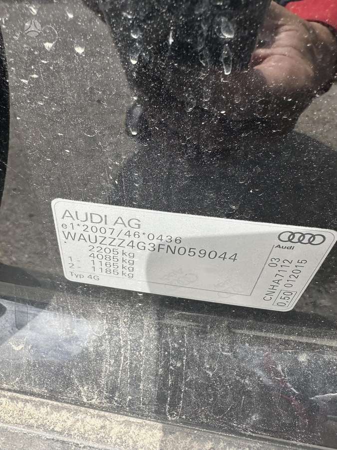 Audi A6 по частям. Detaliu pristatymas