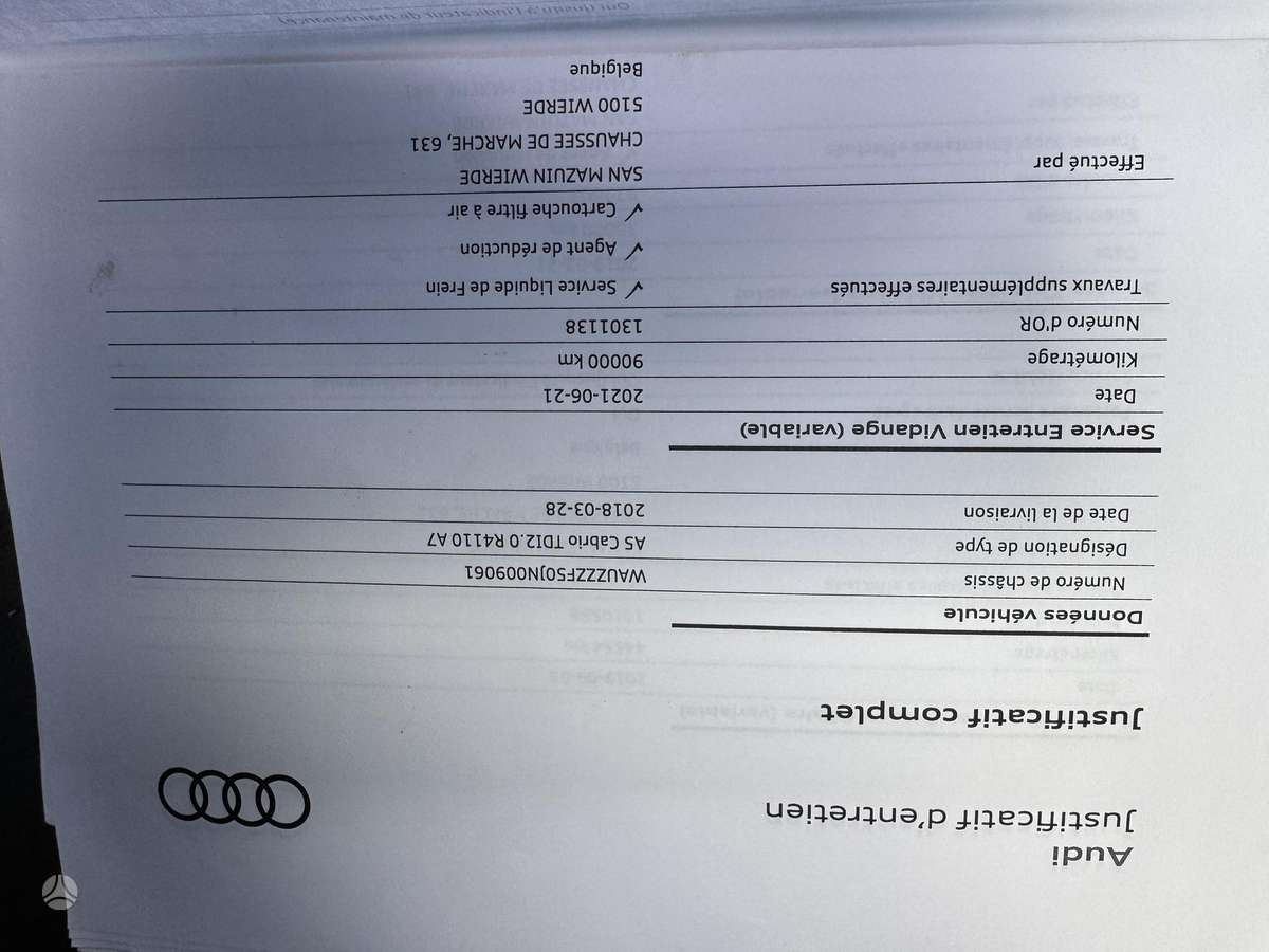 Audi A5, 2.0 l., Кабриолет