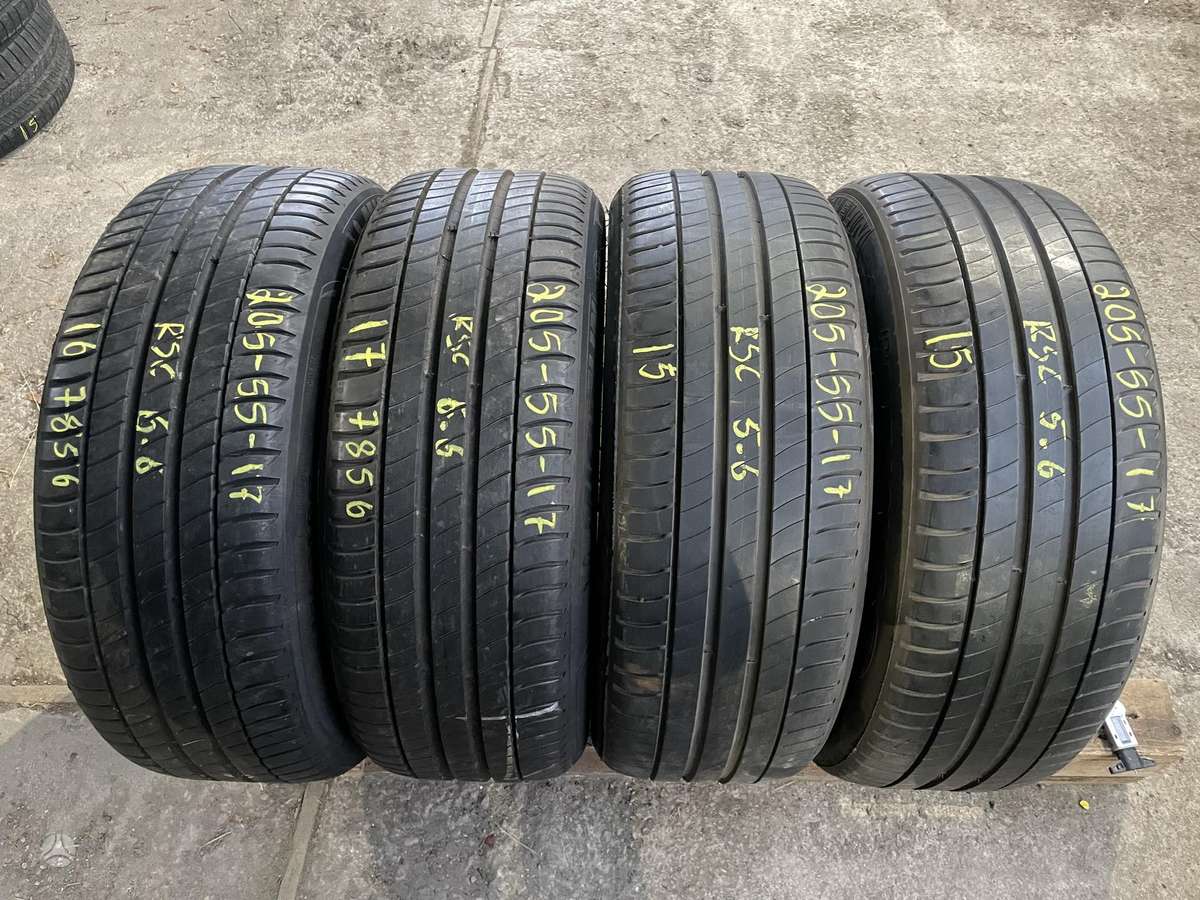 Michelin Primacy 3, vasarinės 205/55 R17
