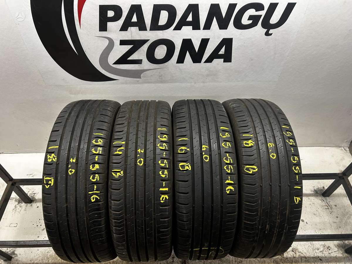 Continental ContiEcoContact 5, летние 195/55 R16