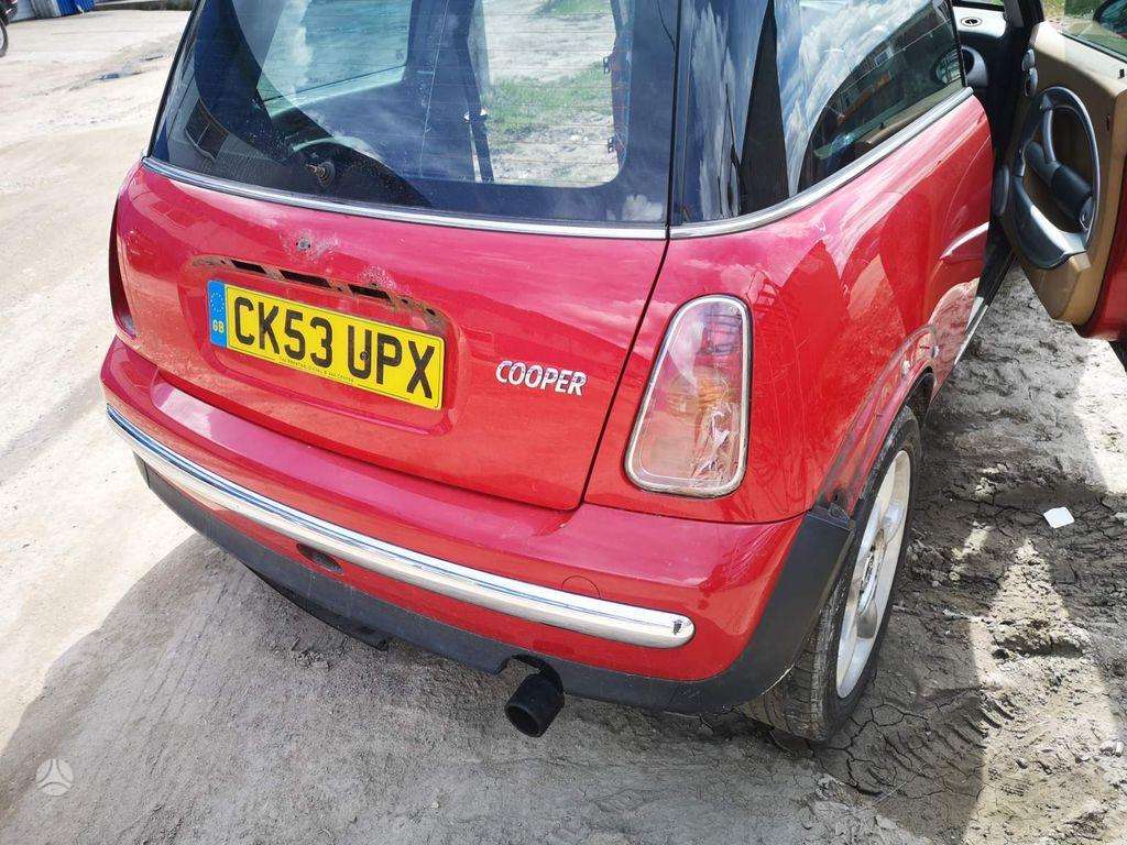 Mini Cooper Parduodame mini cooper 2003 1 6b mex dalimis didelis pasiri