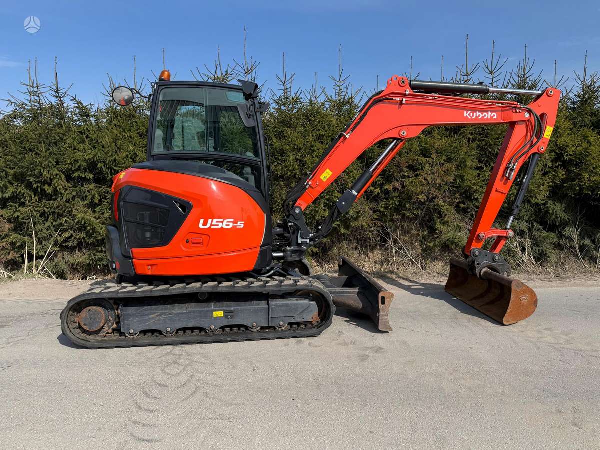 Kubota U56-5, мини-экскаваторы