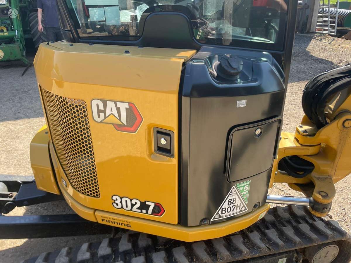 Caterpillar 302.7, мини-экскаваторы