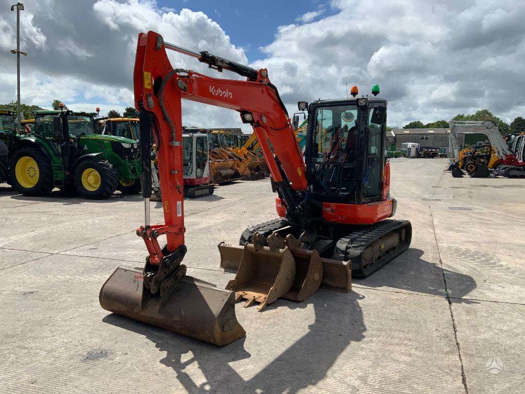 Kubota U 55-4, мини-экскаваторы