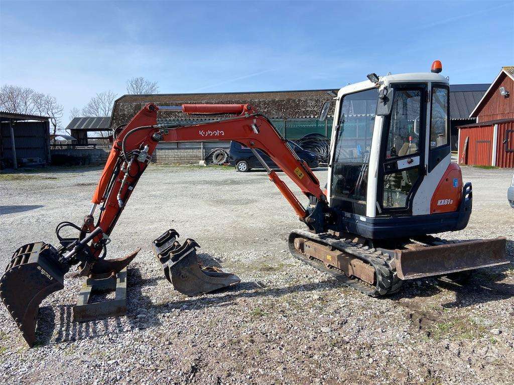 Kubota KX61, мини-экскаваторы