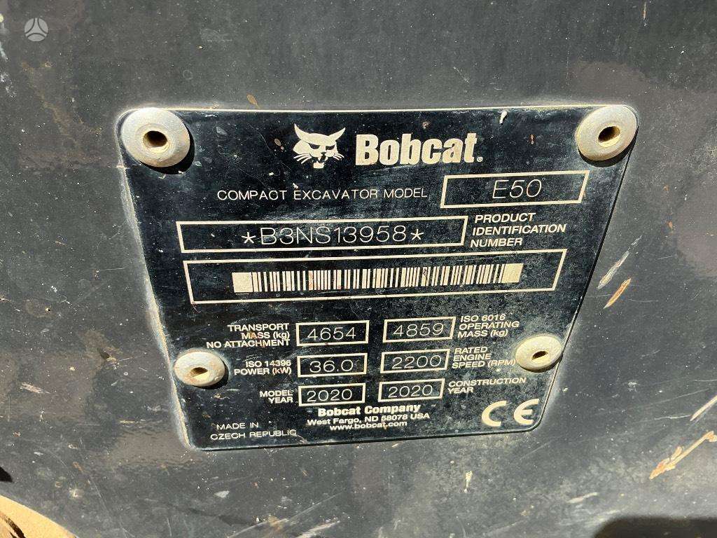 Bobcat E 50, мини-экскаваторы