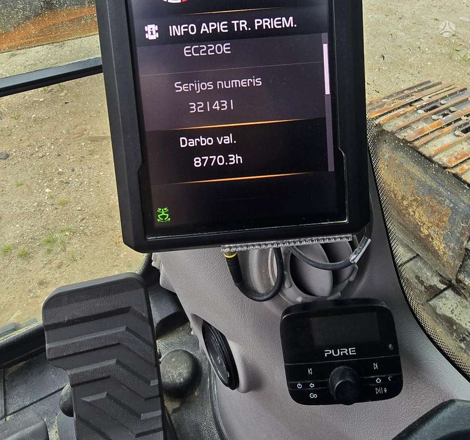 Volvo EC220EL.GPS, ekskavatori