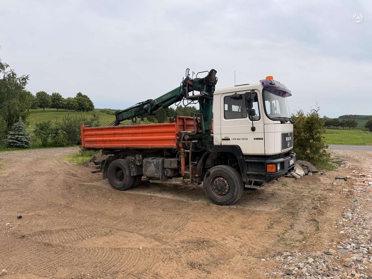 MAN 19.272, dumpers with crane