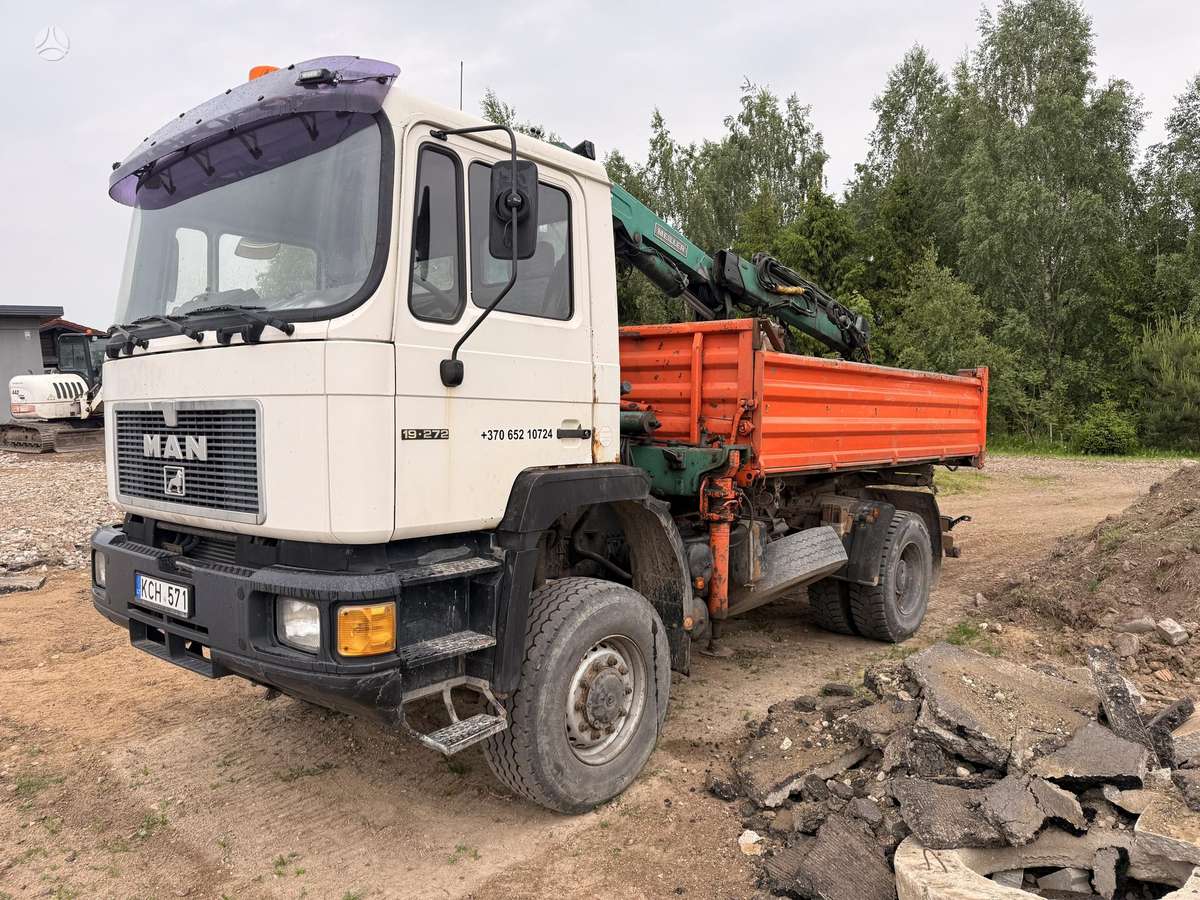MAN 19.272, dumpers with crane