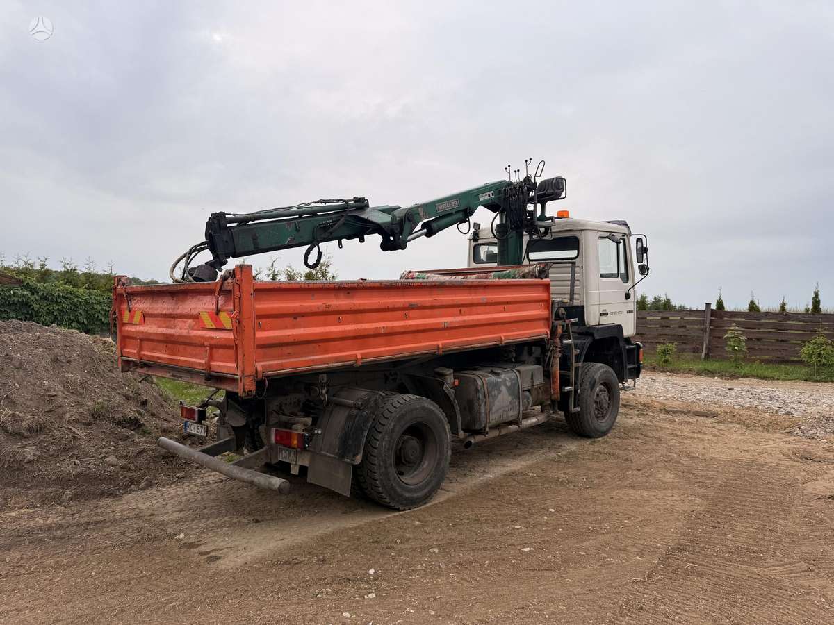 MAN 19.272, dumpers with crane