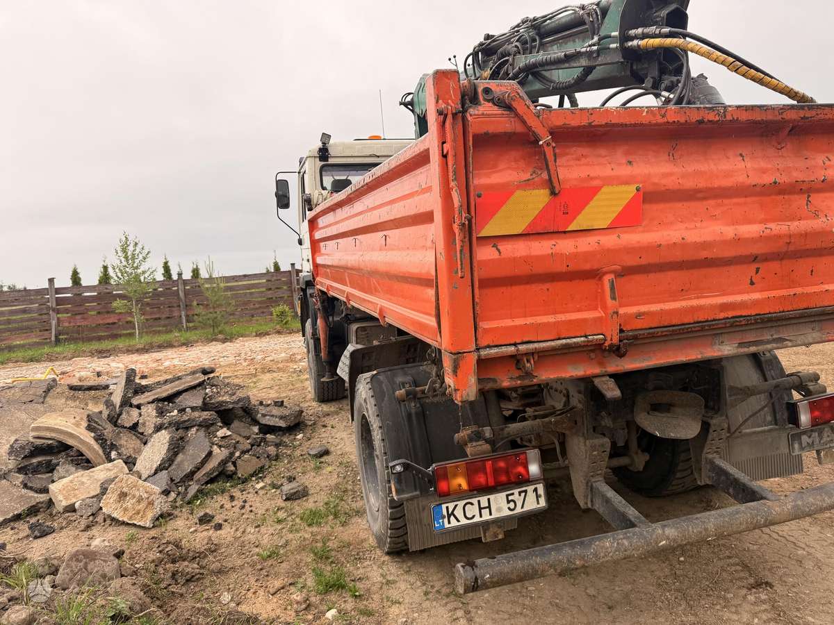 MAN 19.272, dumpers with crane