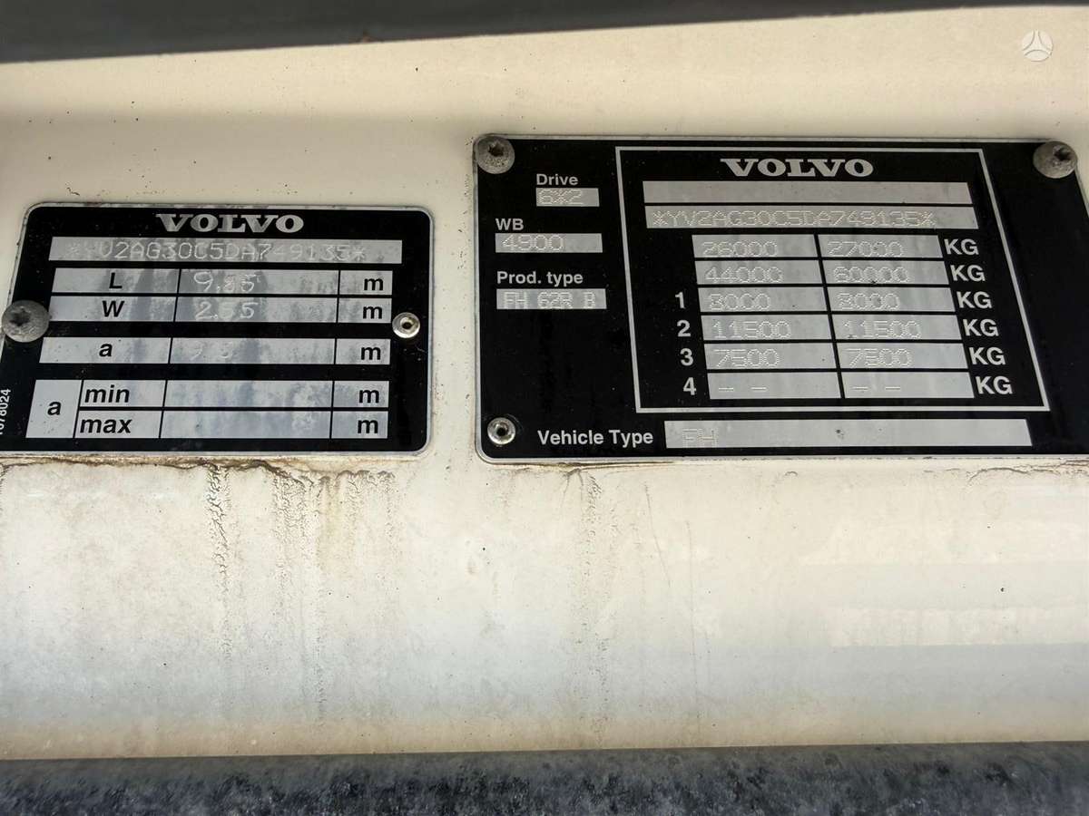 Volvo FH500 BDF Chassis * 2 Units, шасси
