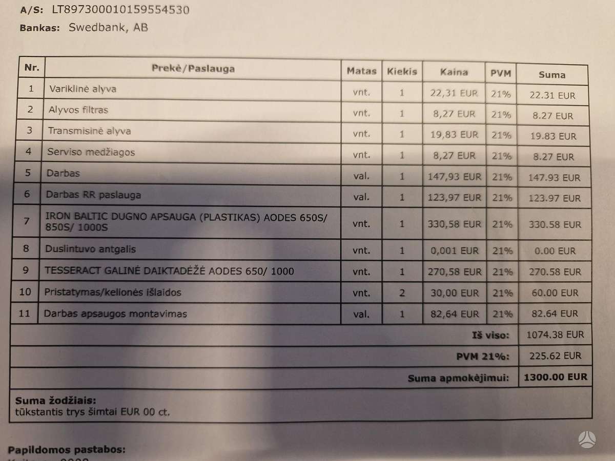 AODES/UPMOTO 650S 650cc, atv / quad