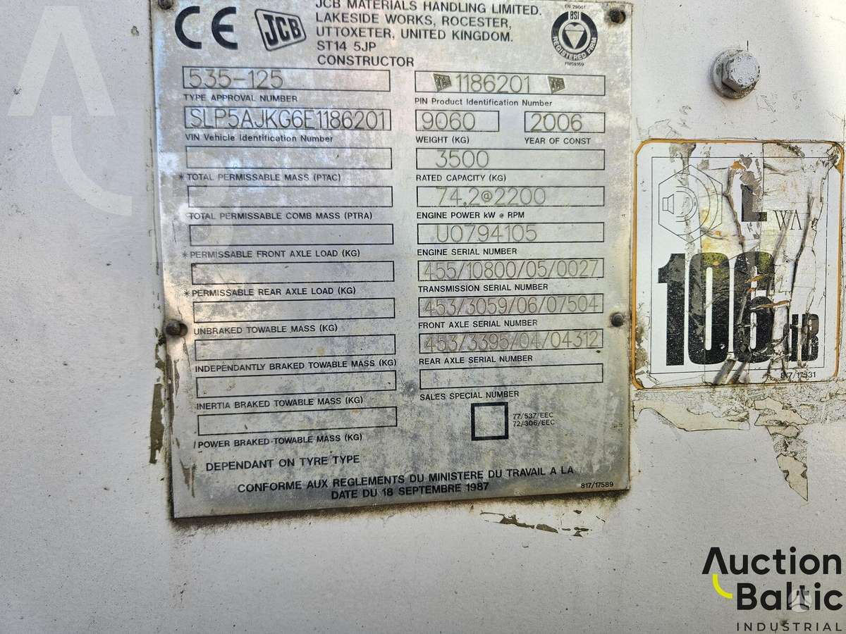 JCB 535-125, forklifts