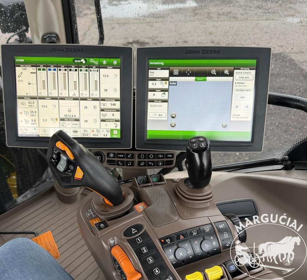 John Deere 6155R, 155 - 202 AG, tractors