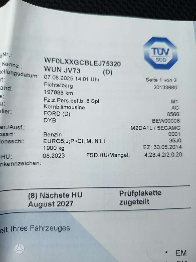 Ford Focus, 1.0 l., Универсал