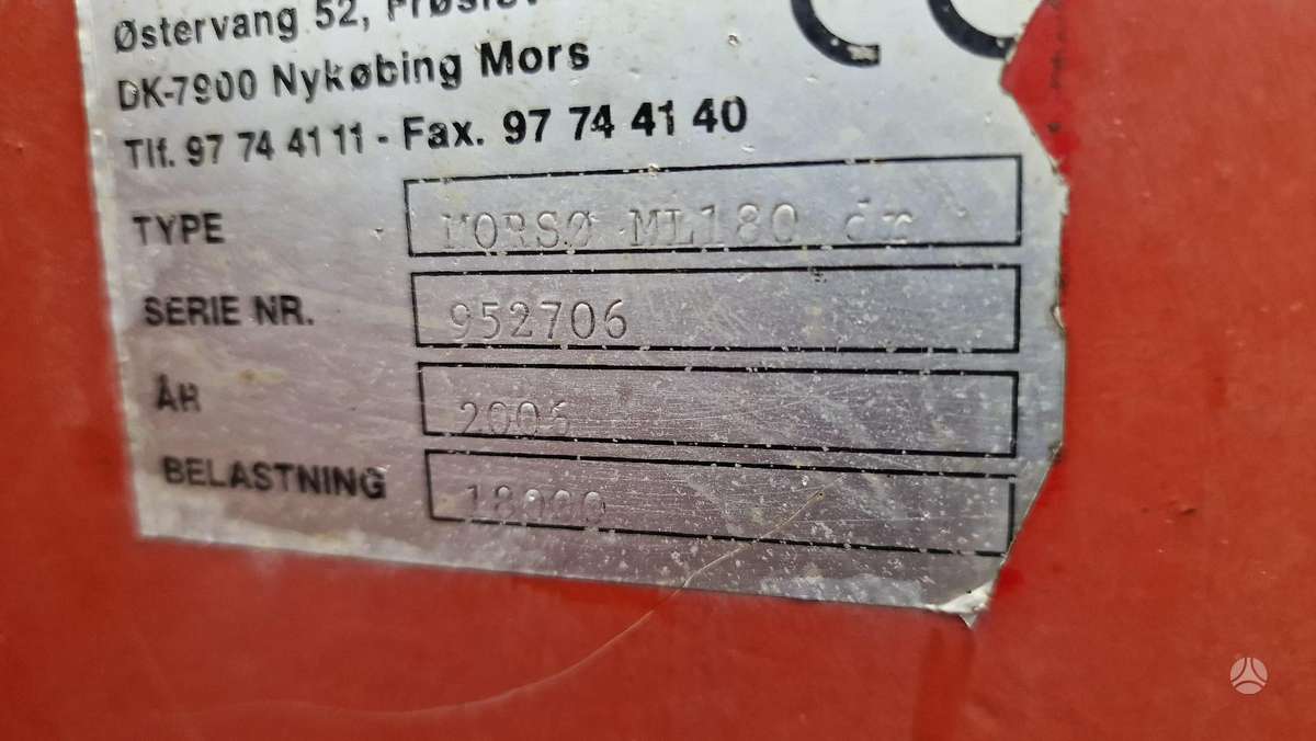 -Kita- Morso ml 180 mega line, прицепы, полуприцепы