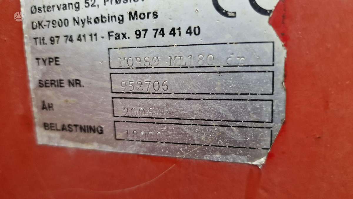 -Kita- Morso ml 180 mega line, trailers, semitrailers