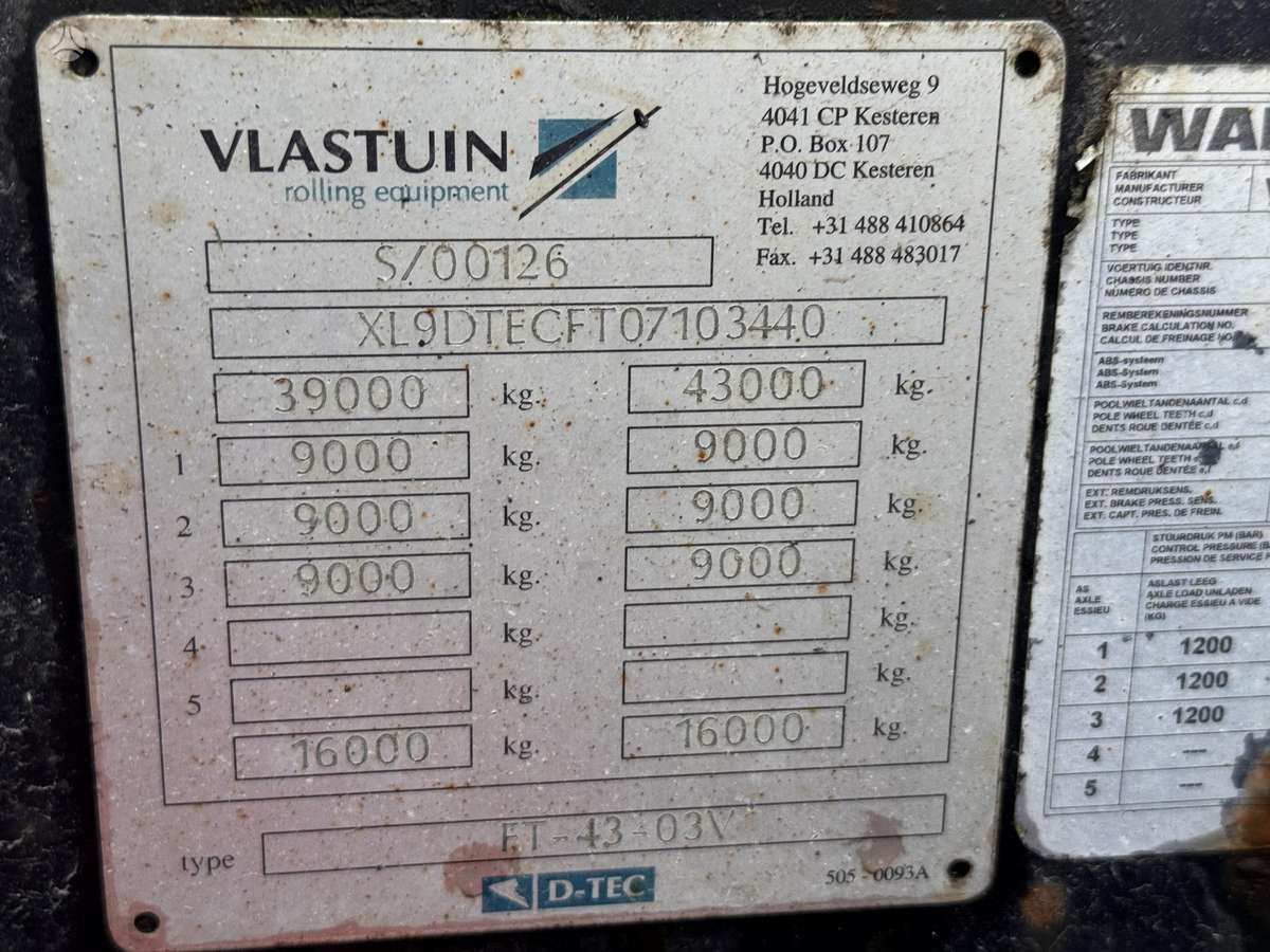D-TEC FT-43-03V, container